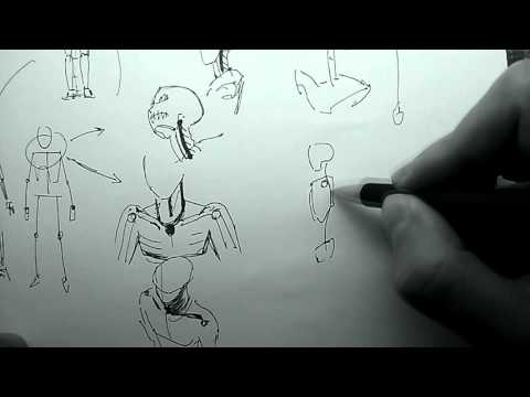 Видео: Как рисовать человека