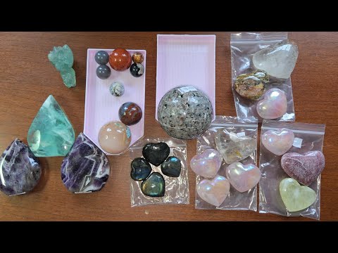 Видео: Распаковка несоответствующих кристаллов от Smokey River Gems