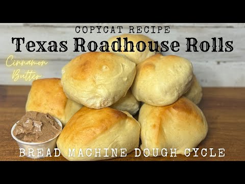 Видео: Рецепт приготовления теста для хлебопечки "Texas Roadhouse Rolls" с корицей и медовым маслом #рецепт