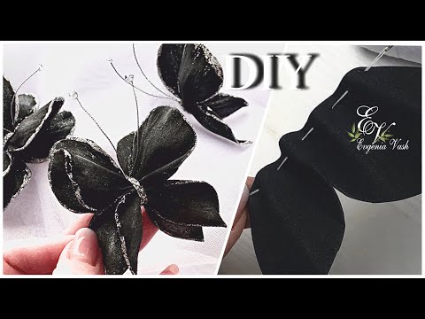 Видео: DIY 💣 Как ПРОСТО и БЫСТРО сделать ШИКАРНУЮ БАБОЧКУ | ДЕКОР для ДОМА | home decor with your own hands