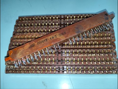 Видео: Разъемы РППМ17-48-3 90 года выпуска, содержание золота. Печально...