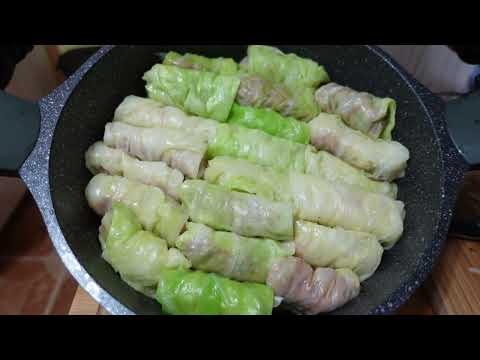 Видео: Аутентичные лаханодолмады, которые тают во рту. Греческие голубцы - простой рецепт!