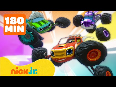 Видео: Вспыш и чудо-машинки | 3-часовой гоночный марафон со Вспышем! | Nick Jr. Cyrillic