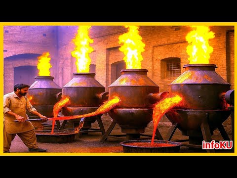 Видео: Самая опасная работа на фабрике в Пакистане — невероятная проза — @restorationhands9