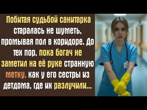 Видео: Побитая судьбой санитарка старалась не шуметь, промывая пол в коридоре  До тех пор, пока богач н