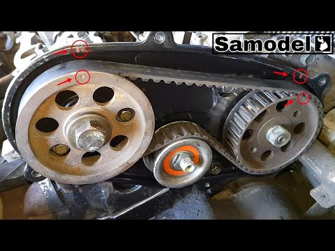 Видео: Nissan Sunny 1,7D погнуло клапана ГРМ метки