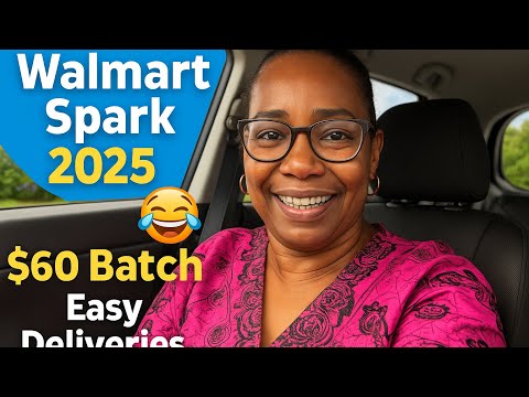 Видео: Доставка Walmart Spark 2025 | Пакетный заказ за 60 долларов: лёгкая доставка + ошибка GPS 😂