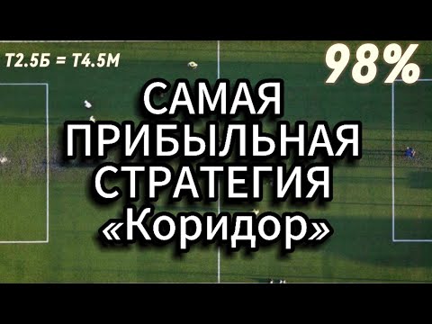 Видео: ✅ 98% ЗАХОД | САМАЯ ПРИБЫЛЬНАЯ СТРАТЕГИЯ НА СПОРТ | СТРАТЕГИЯ КОРИДОР