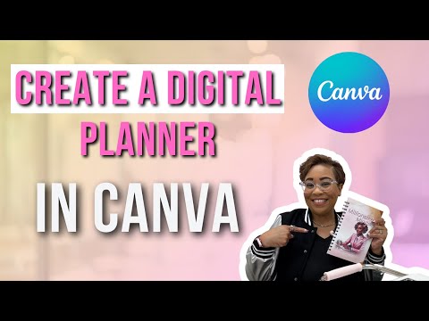 Видео: Как создать цифровой планировщик в Canva: пошаговое руководство для начинающих