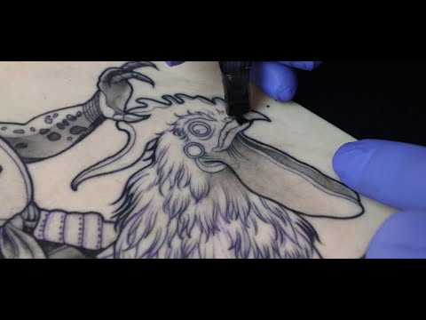 Видео: Как растушевать татуировку?