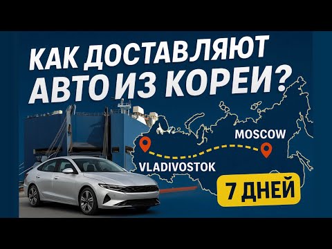 Видео: Как доставляют авто из Кореи во Владивосток: от порта до вашего города