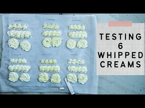 Видео: 6 взбитых сливок для тортов — какой хранится лучше всего?