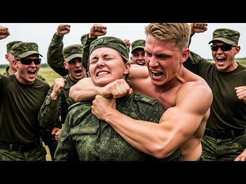 Видео: "Слабая девочка?" 🤯 Морской котик США ЖЕСТОКО ПОПЛАТИЛСЯ за оскорбление офицера Спецназа ВМФ.