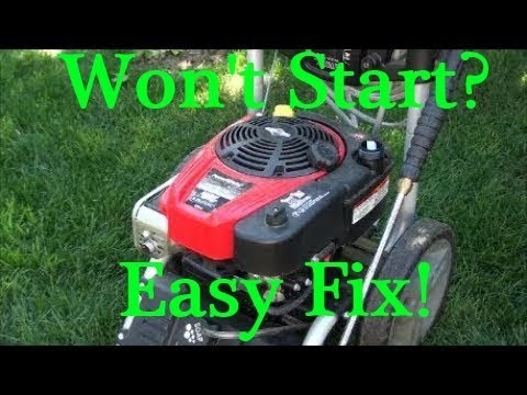 Видео: Новая мойка высокого давления POWERSTROKE не запускается после хранения. BRIGGS and STRATTON Read...
