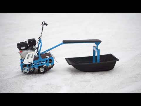 Видео: Мотобуксировщик «НЕВА» МС1-B&S (CR950)