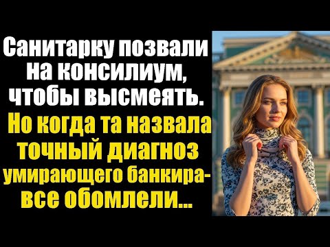 Видео: Санитарку позвали на консилиум, чтобы посмеяться… Но она назвала точный диагноз умирающего