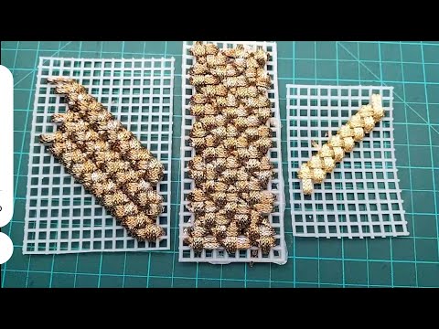 Видео: Косичка на пластиковой канве