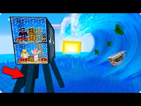 Видео: 🌊🐙ДОМ ВНУТРИ СПРУТА ПРОТИВ ЦУНАМИ ШЕДИ НУБИК И ДЕВУШКА В МАЙНКРАФТ 100% ТРОЛЛИНГ ЛОВУШКА MINECRAFT