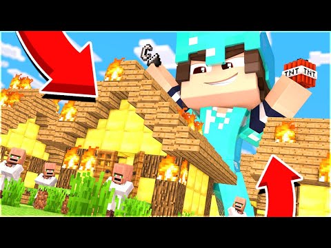 Видео: ПРО УВЕЛИЧИЛСЯ И ВЗОРВАЛ ЗОЛОТУЮ ДЕРЕВНЮ НУБА В МАЙНКРАФТЕ В 1 БЛОК 100% ТРОЛЛИНГ ЛОВУШКА МУЛЬТИК