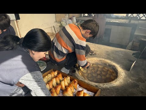 Видео: Туристам такое не покажут!Узбекская Самса ! Узбекистан!