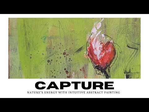 Видео: Почувствуйте энергию ПРИРОДЫ с помощью интуитивной демонстрации абстрактной живописи