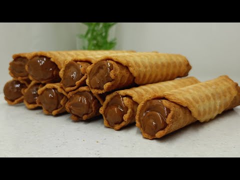 Видео: ВАФЕЛЬНЫЕ ТРУБОЧКИ СО СГУЩЕНКОЙ. САМЫЙ ПРОСТОЙ РЕЦЕПТ. Трубочки как в детстве