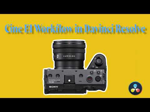Видео: Быстрая коррекция экспозиции материала Cine EI в DaVinci Resolve. Как работать с Cine EI и исполь...