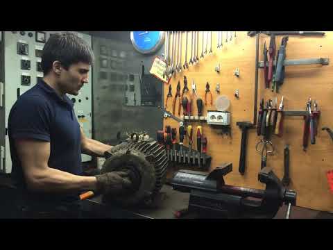 Видео: Ремонт электродвигателя часть 4