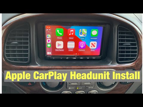 Видео: Установка головного устройства Kenwood для Toyota Sequoia/Tundra с JBL и штатным усилителем | App...