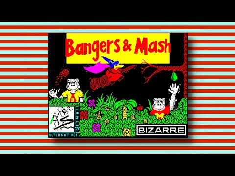 Видео: ZX Sectrum игра Bangers & Mash прохождение игры ZX Spectrum