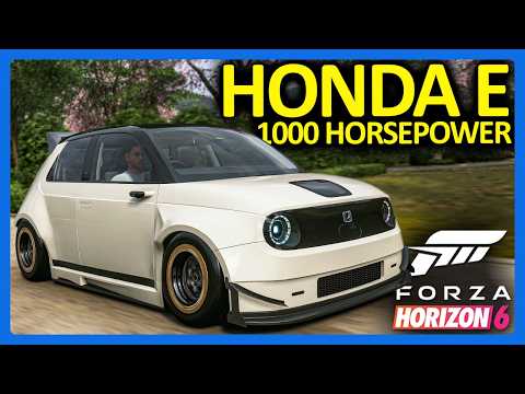 Видео: Forza Horizon 6: Крихітна Honda E потужністю 1000 кінських сил!! (Геймплей FH6)