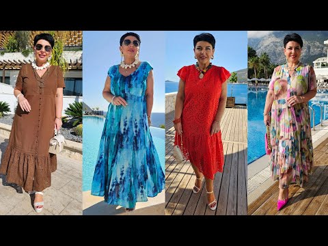 Видео: Шикарные стильные платья для женщин за 50 | БЕЛОРУССКИЙ ТРИКОТАЖ | лето 2025