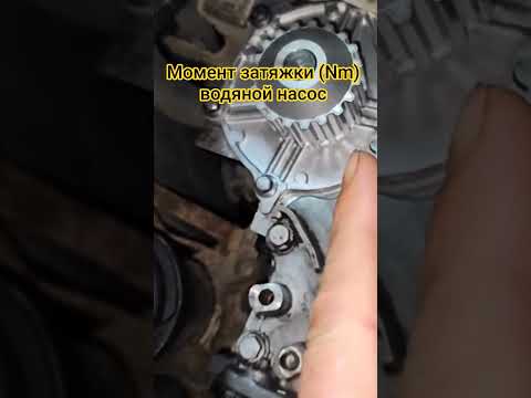 Видео: Момент затяжки (Nm) водяной насос Ситроен Пежо 1.6 дизель