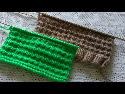 Видео: Наипростейший узор спицами, применимый для различных видов вязаных изделий.