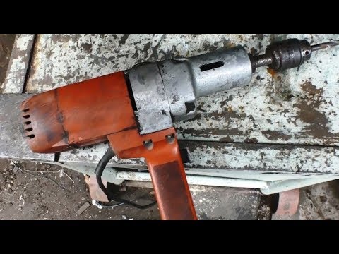 Видео: Сверлильный станок из старых стойки и дрели.  Проект выходного дня