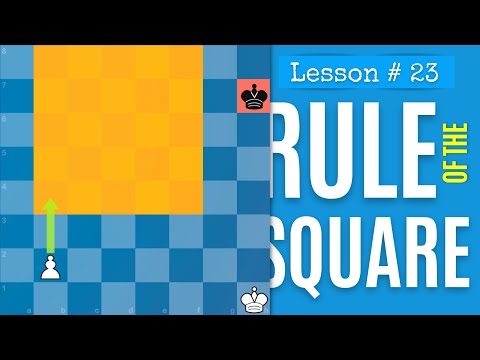 Видео: Урок шахмат № 23: Эндшпиль | Правило поля | Проходные пешки должны быть перемещены