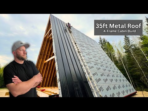 Видео: Можно ли действительно установить 35-футовую металлическую крышу вручную в первый раз?
