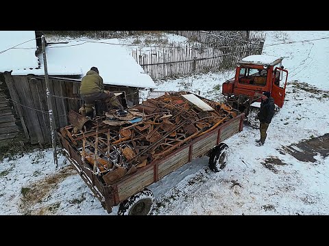 Видео: СРОЧНО ВЫЗЫВАЮ ТРАКТОР! 10 ТОНН МЕТАЛЛА! ТЕЛЕГА ТРЕЩИТ ПО ШВАМ!