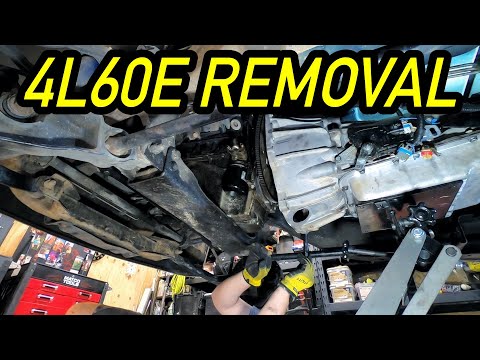 Видео: СНЯТИЕ КОРОБКИ ПЕРЕДАЧ 4L60E || ЛЕГКИЙ