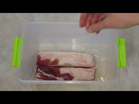 Видео: Сало в розсолі