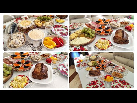 Видео: Праздничный стол на День рождения 🎂