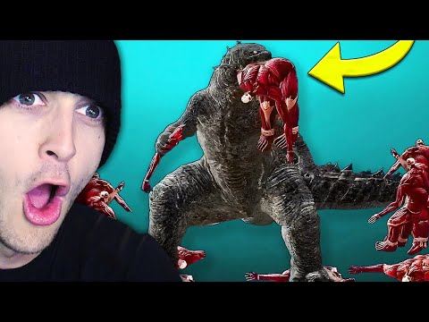 Видео: Сможет ли ГОДЗИЛЛА действительно остановить ГРОМ?! (Реакция)