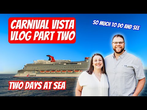 Видео: Видеоблог Carnival Vista, часть 2: Морские развлечения | Еда, семейные развлечения, ночная жизнь ...