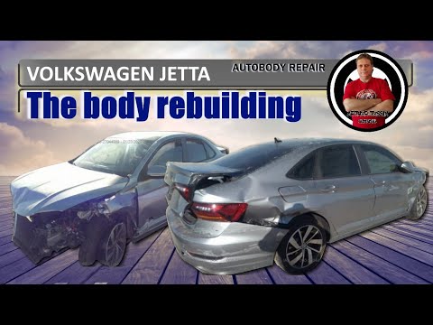 Видео: Volkswagen Jetta. The body rebuilding. Восстановление кузова.