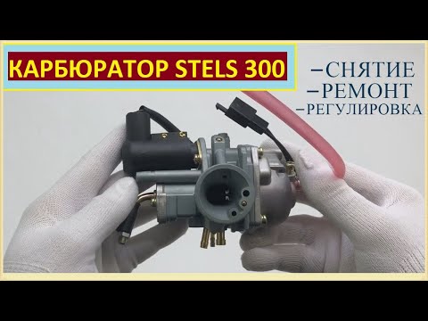 Видео: Карбюратор Stels 300 / Снятие, обслуживание, регулировка холостых