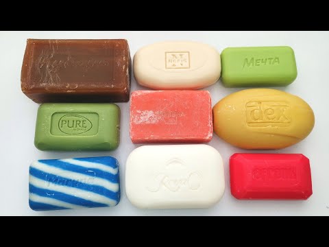 Видео: Cutting dry soap 💗💛💜ASMR💚🤍💙Резка мыла.