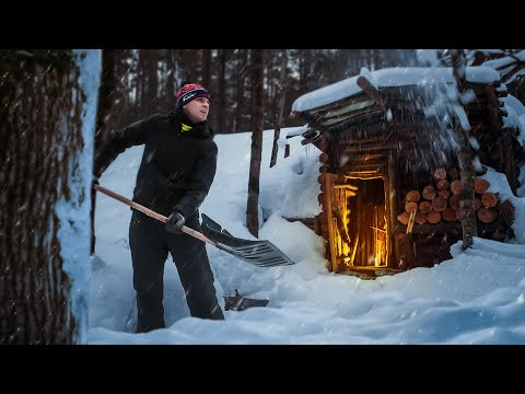 Видео: ЗЕМЛЯНКУ ЗАВАЛИЛО СНЕГОМ | Череда неудач в теплом приюте