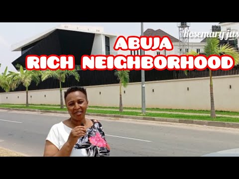 Видео: Богатый район в Абудже, Нигерия