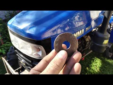 Видео: Китайський мінітрактор. Люфт переднього моста.