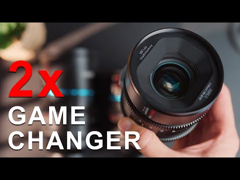 Видео: РЕАЛЬНЫЙ МИР Обзор Sirui 35 мм и 100 мм 1,6x анаморфотный и 2x сжимающий адаптер
